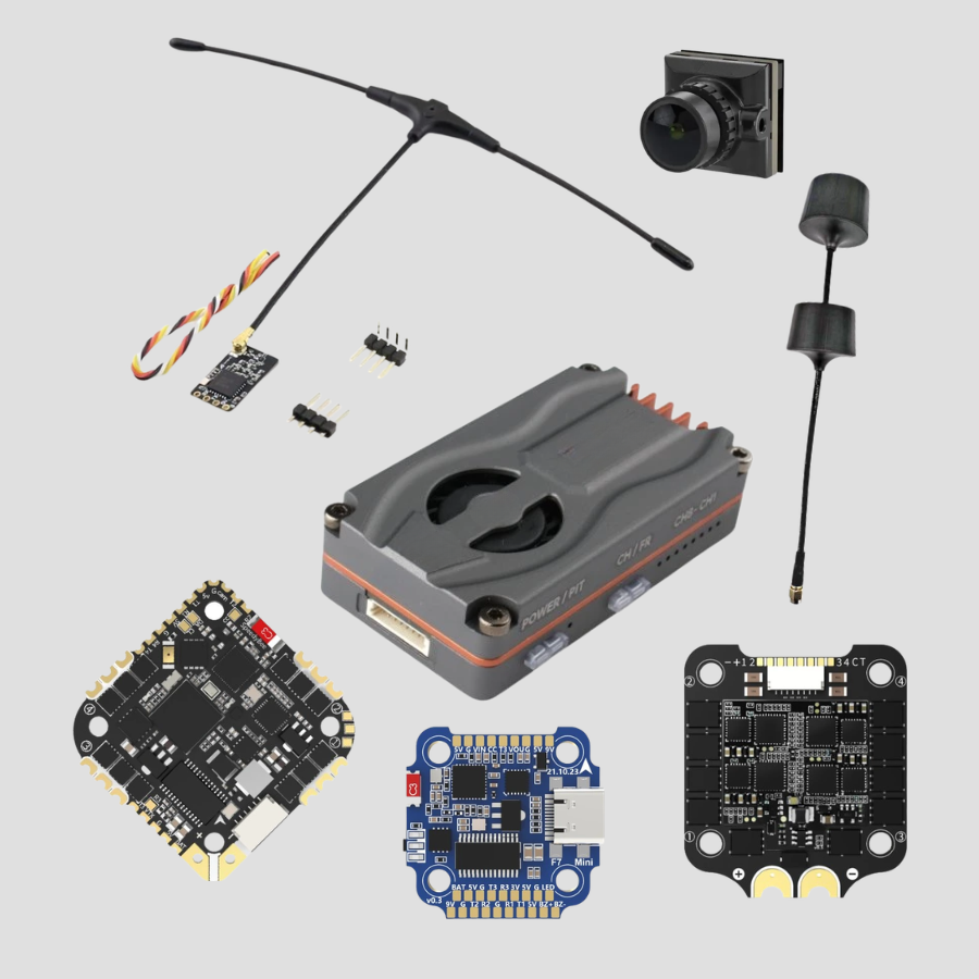 FPV elektronika dronams – flight controlleriai, ESC, VTX ir kiti elektronikos komponentai