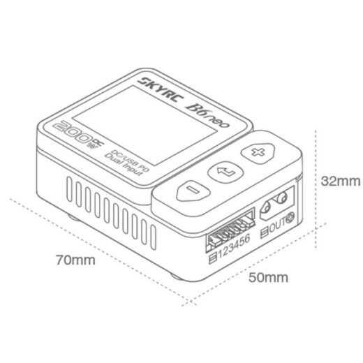 SkyRC B6neo Smart PD 80W