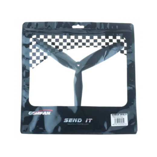 GemFan 10 1050-3 GF Nylon Juodi