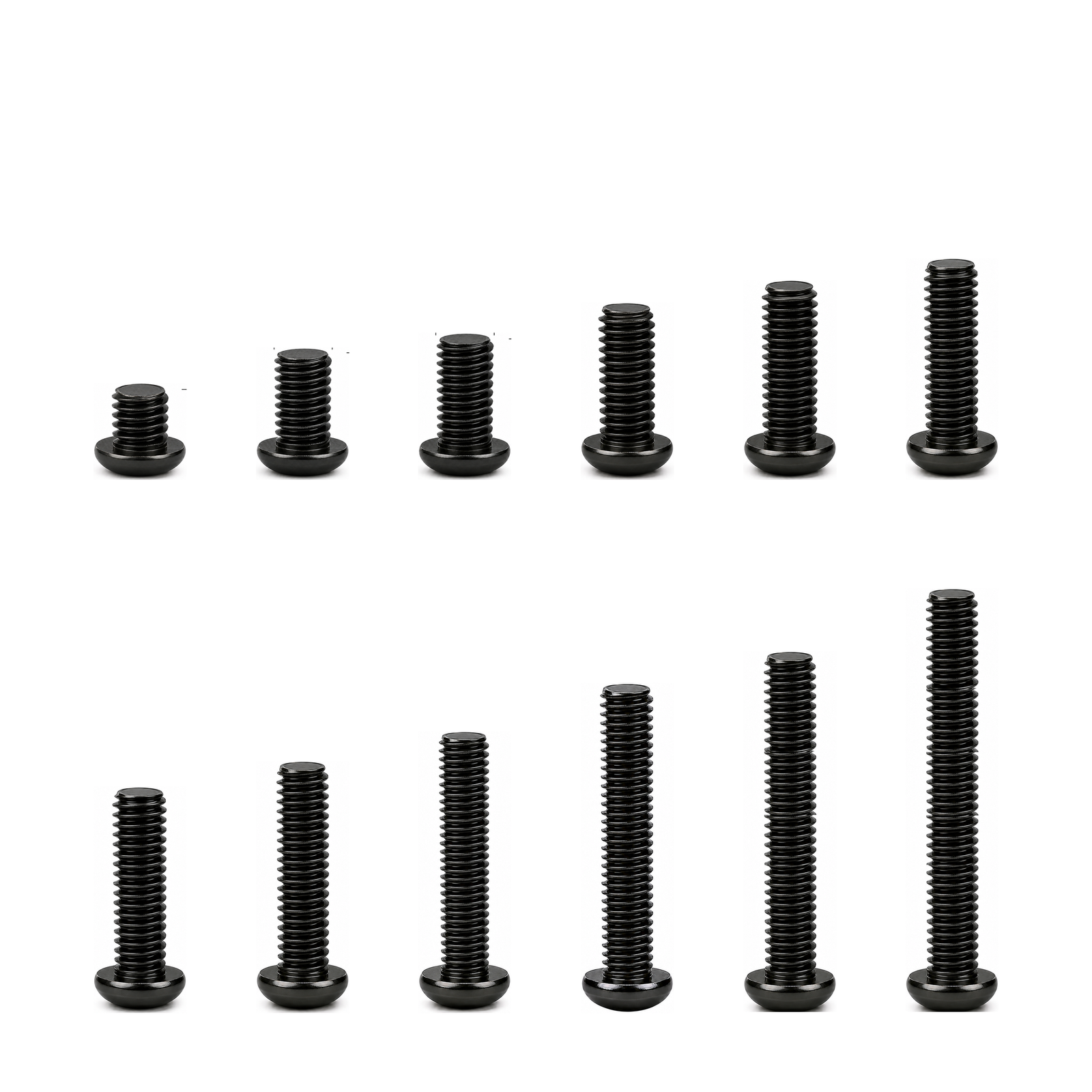 3 M3 Screw Mushroom Head 10 M3x24 Mushroom varžtas - Image 3